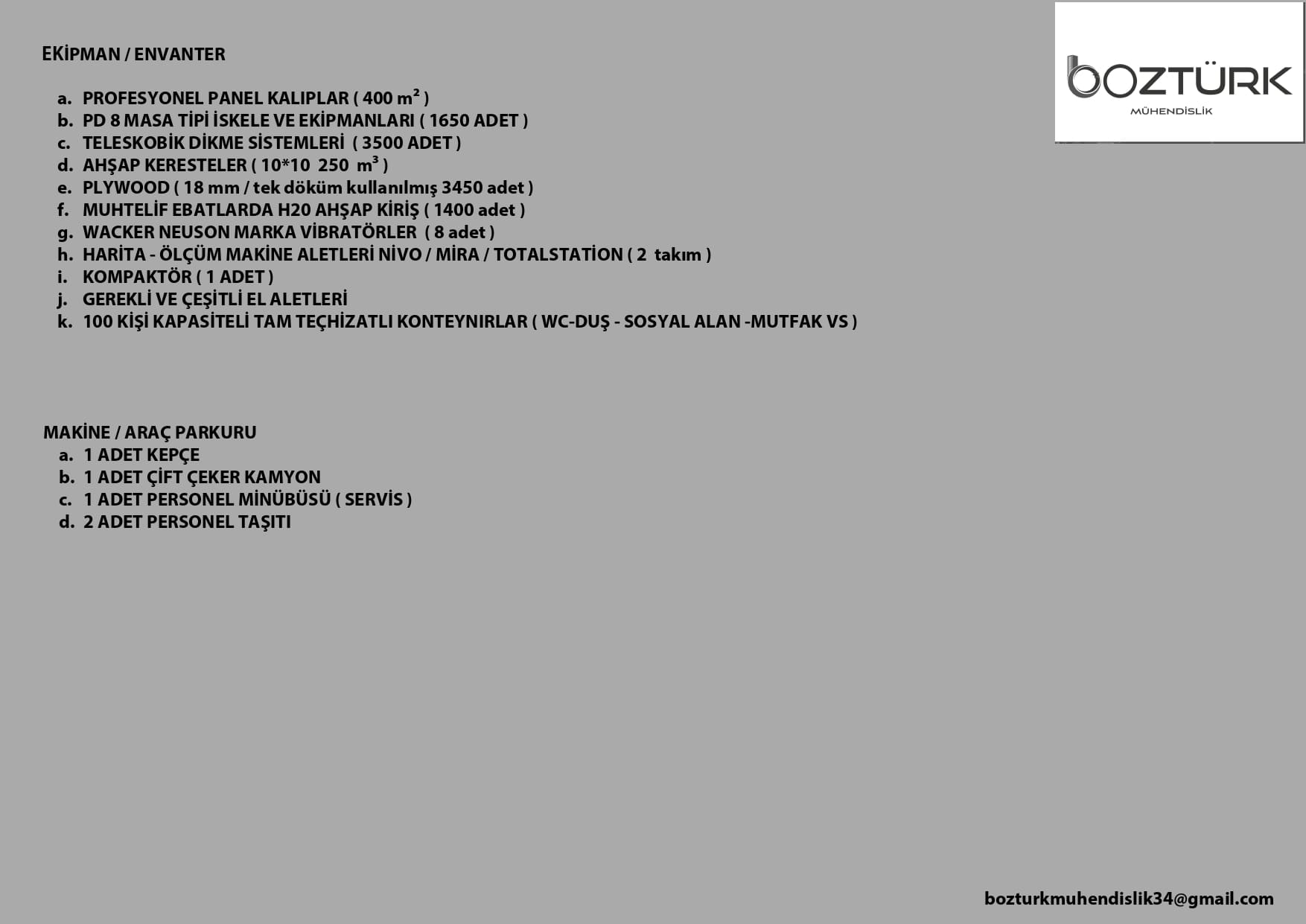 Boztürk Mühendislik Sayfa 18